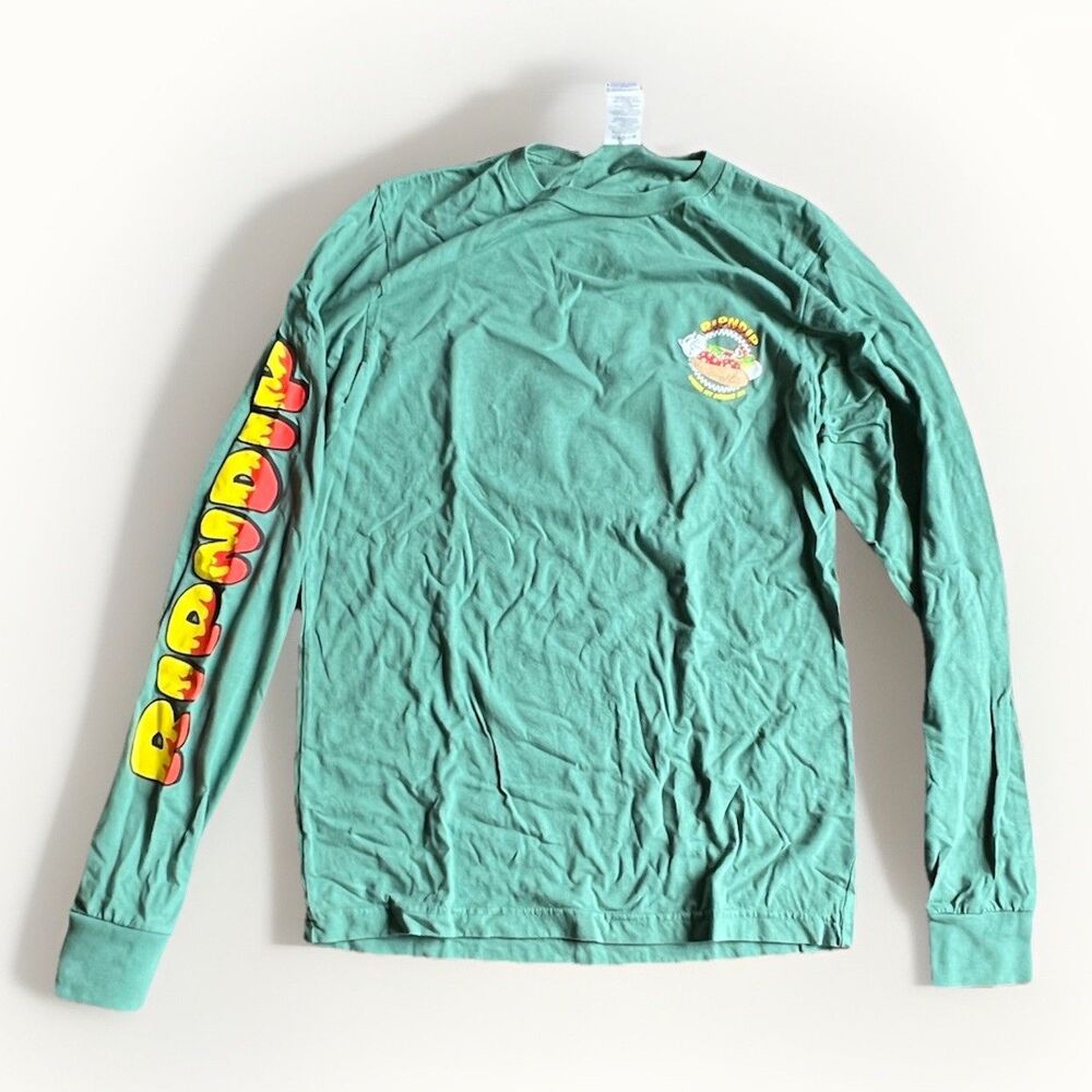 ripndrip long sleeve Graphic  t-shirt Forest Green small